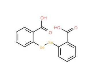Bis(2-carboxyphenyl)diselenide (CAS 6512-83-0) - chemical structure image