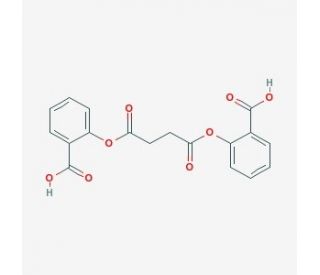 Bis(2-carboxyphenyl) succinate (CAS 578-19-8) - chemical structure image