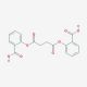 Bis(2-carboxyphenyl) succinate (CAS 578-19-8) - chemical structure image