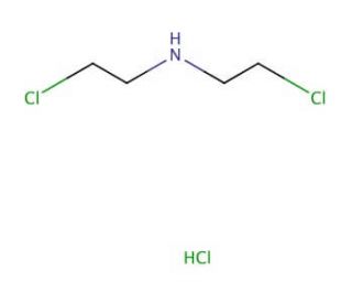 Bis(2-chloroethyl)amine hydrochloride (CAS 821-48-7) - chemical structure image