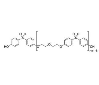 Bis(2-chloroethyl)ether-4,4&prime;-dihydroxydiphenyl Sulfone Copolymer (CAS 191680-83-8) - chemical structure image
