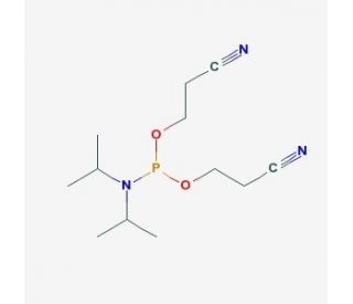 Bis(2-cyanoethyl)-N,N-diisopropyl Phosphoramidite (CAS 102690-88-0) - chemical structure image