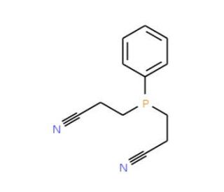 Bis(2-cyanoethyl)phenylphosphine (CAS 15909-92-9) - chemical structure image