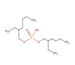 Bis(2-ethylhexyl) phosphate (CAS 298-07-7) - chemical structure image