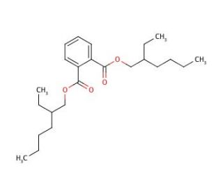 Bis(2-ethylhexyl) phthalate (CAS 117-81-7) - chemical structure image