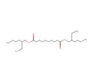 Bis(2-ethylhexyl) sebacate (CAS 122-62-3) - chemical structure image
