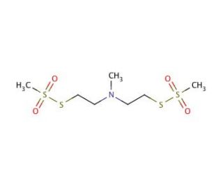 Bis-(2-methanethiosulfonatoethyl)methylamine (CAS 16216-82-3) - chemical structure image