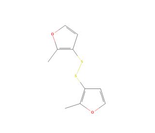 Bis(2-methyl-3-furyl)disulphide (CAS 28588-75-2) - chemical structure image