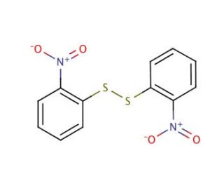 Bis(2-nitrophenyl) disulfide (CAS 1155-00-6) - chemical structure image