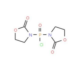 Bis(2-oxo-3-oxazolidinyl)phosphinic chloride (CAS 68641-49-6) - chemical structure image