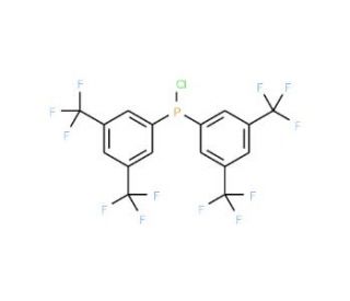 Bis(3,5-di(trifluoromethyl)phenyl)chlorophosphine (CAS 142421-57-6) - chemical structure image