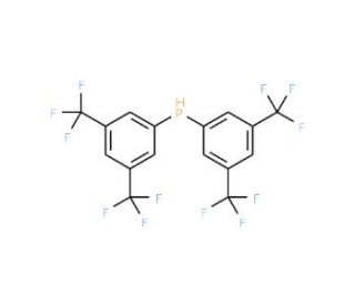 Bis(3,5-di(trifluoromethyl)phenyl)phosphine (CAS 166172-69-6) - chemical structure image