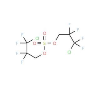 Bis(3-chloro-2,2,3,3-tetrafluoropropyl) sulphate - chemical structure image