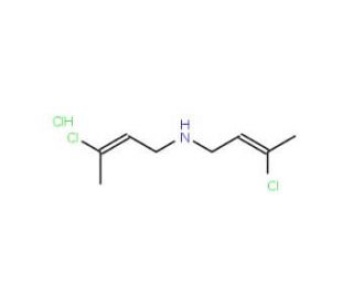 Bis-(3-chloro-but-2-enyl)-amine hydrochloride - chemical structure image