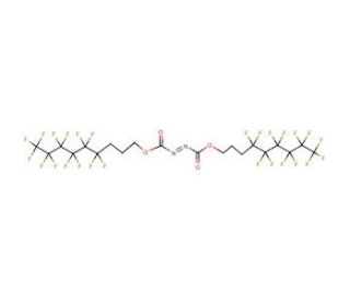 Bis(4,4,5,5,6,6,7,7,8,8,9,9,9-tridecafluorononyl) azodicarboxylate (CAS 462996-01-6) - chemical structure image