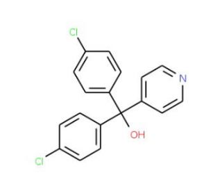 Bis-(4-chloro-phenyl)-pyridin-4-yl-methanol (CAS 67853-63-8) - chemical structure image