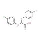 Bis(4-chlorophenoxy)acetic acid (CAS 29815-94-9) - chemical structure image