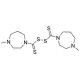 bis-(4-Methyl-1-homopiperazinylthiocarbonyl)disulfide (CAS 26087-98-9) - chemical structure image