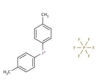 Bis(4-methylphenyl)iodonium hexafluorophosphate - chemical structure image