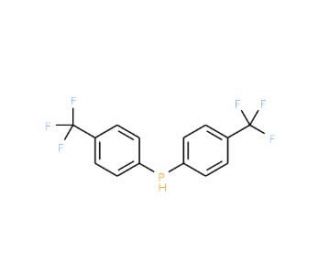 Bis(4-trifluoromethylphenyl)phosphine (CAS 99665-68-6) - chemical structure image
