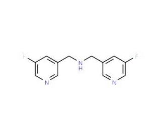 Bis((5-fluoropyridin-3-yl)methyl)amine (CAS 1073372-18-5) - chemical structure image