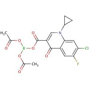 Bis Acetato O 7 Chloro 1 Cyclopropyl 6 Fluoro 4 Oxo 1 4 Dihydroquinoline 3 Carboxylato O3 O4 Boron Scbt Santa Cruz Biotechnology