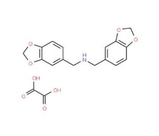 Bis-benzo[1,3]dioxol-5-ylmethyl-amine oxalate - chemical structure image
