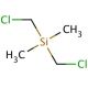 Bis(chloromethyl)dimethylsilane (CAS 2917-46-6) - chemical structure image