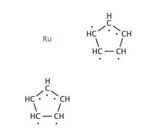 Bis(cyclopentadienyl)ruthenium(II) (CAS 1287-13-4) - chemical structure image