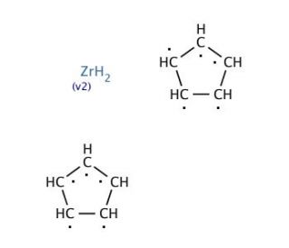 Bis(cyclopentadienyl)zirconium dihydride (CAS 37342-98-6) - chemical structure image
