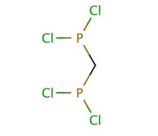 Bis(dichlorophosphino)methane (CAS 28240-68-8) - chemical structure image
