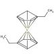 Bis(ethylcyclopentadienyl)vanadium(II) (CAS 55940-04-0) - chemical structure image