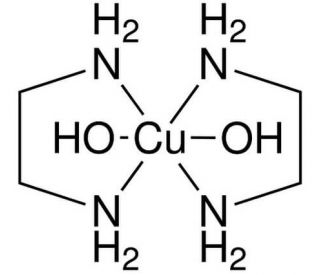 Bis(ethylenediamine)copper(II) hydroxide solution (CAS 14552-35-3) - chemical structure image