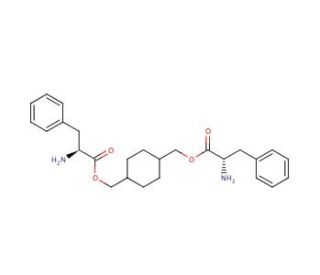 Bis-L-phenylalanylcyclohexanedimethanol (CAS 205654-87-1) - chemical structure image