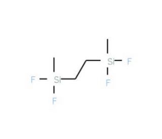 Bis(methyldifluorosilyl)ethane (CAS 170381-99-4) - chemical structure image