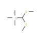 Bis(methylthio)(trimethylsilyl)methane (CAS 37891-79-5) - chemical structure image