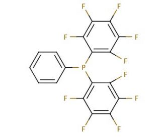Bis(pentafluorophenyl)phenylphosphine (CAS 5074-71-5) - chemical structure image