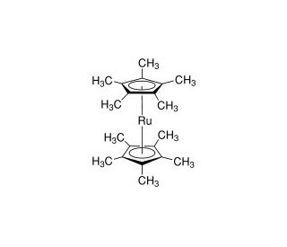 Bis(pentamethylcyclopentadienyl)ruthenium(II) (CAS 84821-53-4) - chemical structure image