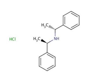 (&plus;)-Bis[(R)-1-phenylethyl]amine hydrochloride (CAS 82398-30-9) - chemical structure image