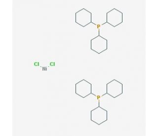 Bis(tricyclohexylphosphine)nickel(II) dichloride (CAS 19999-87-2) - chemical structure image