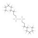 Bis(tridecafluoro-1,1,2,2-tetrahydrooctyl)tetramethyldisiloxane (CAS 71363-70-7) - chemical structure image