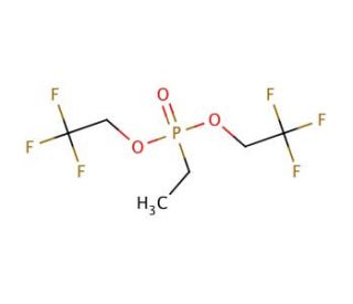 Bis-trifluoromethyl Ethylphosphonate (CAS 650-16-8) - chemical structure image