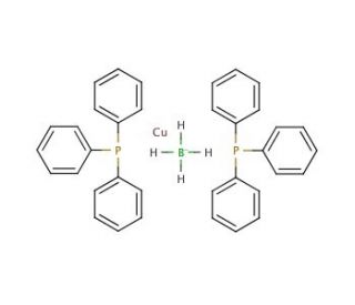 Bis(triphenylphosphine)copper(I) borohydride (CAS 34010-85-0) - chemical structure image
