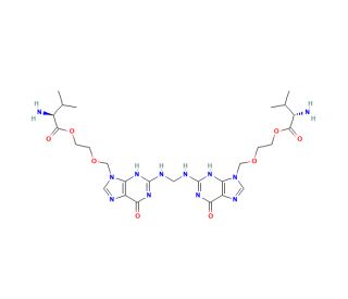 Bis Valacyclovir (~90%) (CAS 1356019-51-6) - chemical structure image