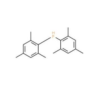 Bis(2,4,6-trimethylphenyl)phosphine (CAS 1732-66-7) - chemical structure image