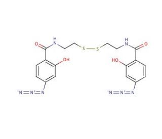 Bis[2-(4-azidosalicylamido)ethyl] disulfide (CAS 199804-21-2) - chemical structure image