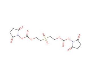 Bis[2-(succinimidooxycarbonyloxy)ethyl] Sulfone (CAS 57683-72-4) - chemical structure image