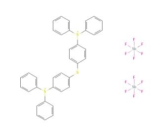 Bis[4-(Diphenylsulfonio)phenyl] Sulfide Bis(hexafluoroantimonate) (CAS 89452-37-9) - chemical structure image
