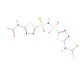 Bis[5-(acetylamino)-1,3,4-thiadiazole-2-sulfonyl]amine (CAS 80495-47-2) - chemical structure image