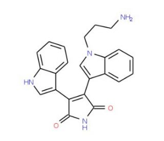 Bisindolylmaleimide III (CAS 137592-43-9) - chemical structure image